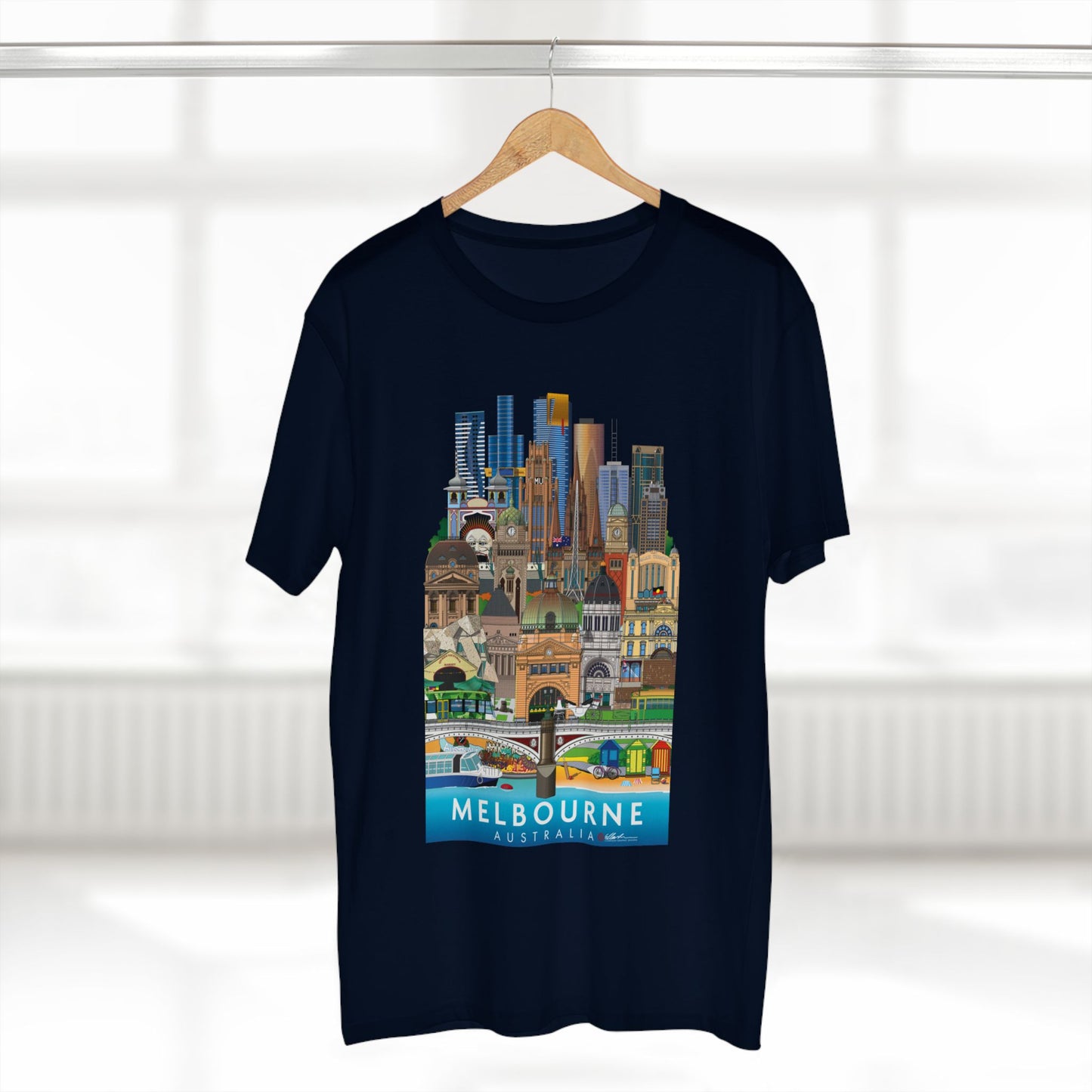 Melbourne Australia Graphic Adult Staple Tee Unisex