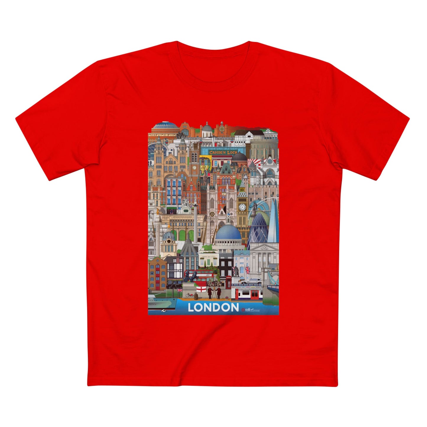 London England Graphic Adult Staple Tee Unisex