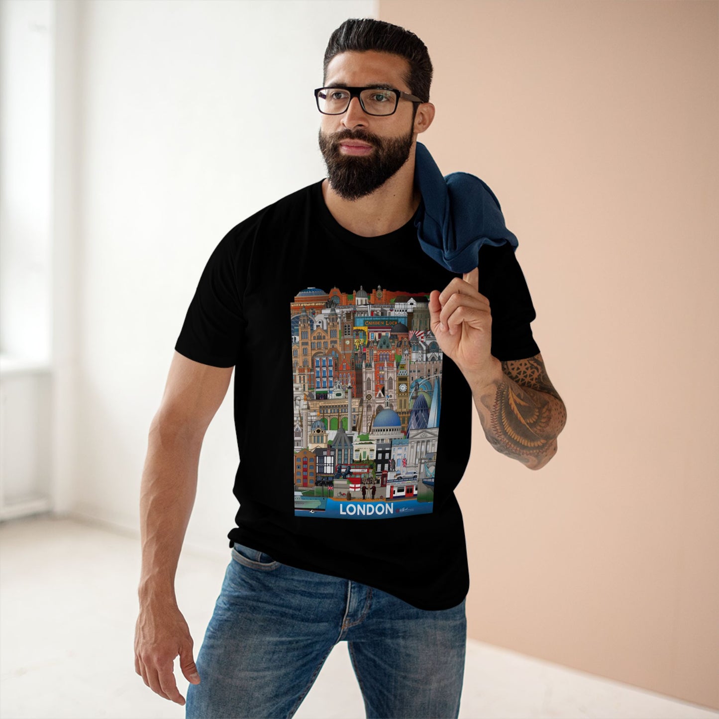 London England Graphic Adult Staple Tee Unisex