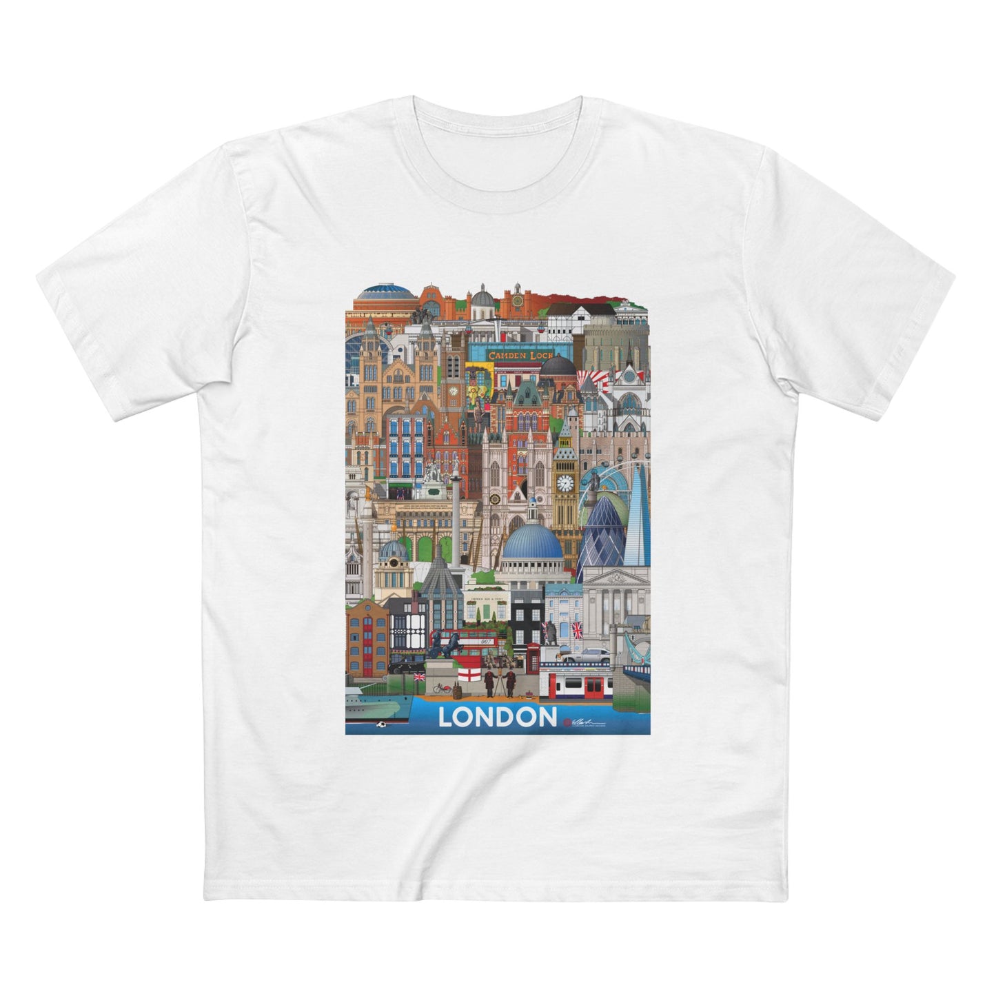 London England Graphic Adult Staple Tee Unisex