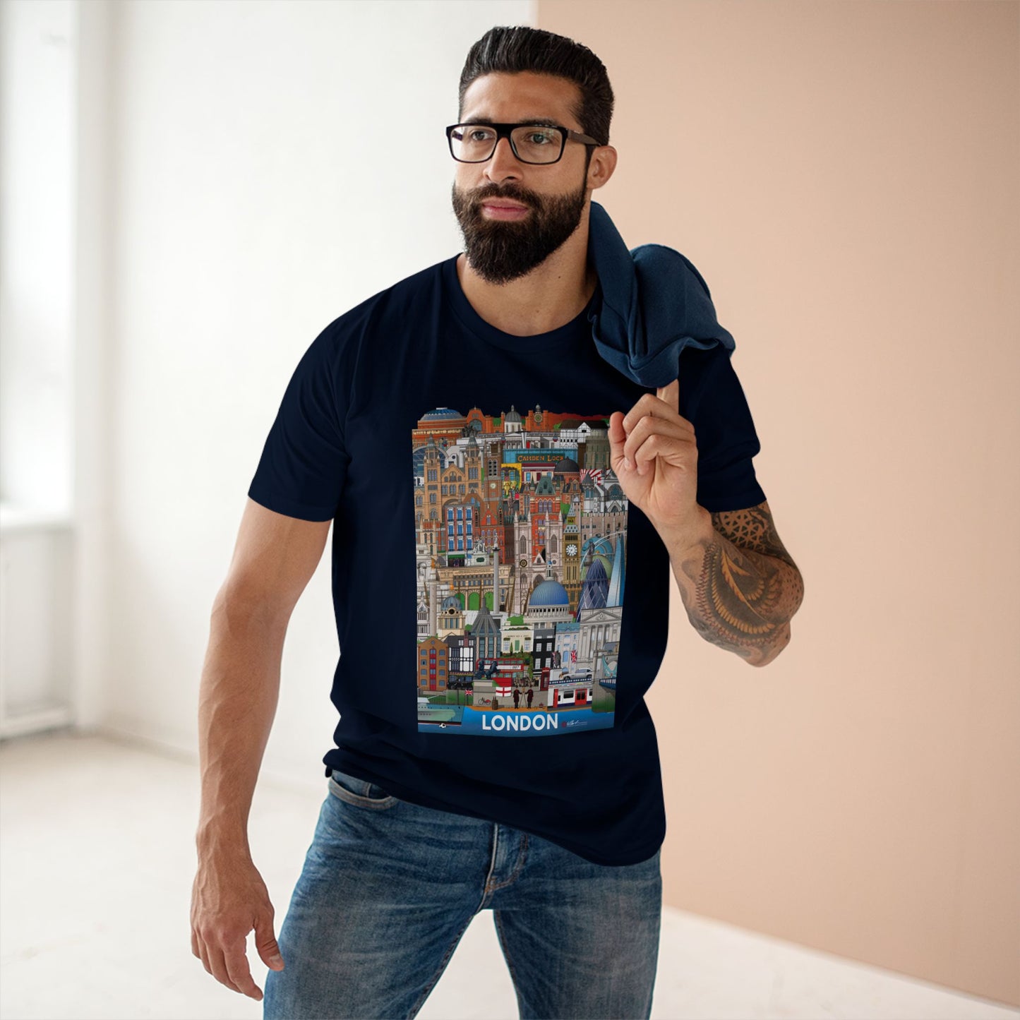 London England Graphic Adult Staple Tee Unisex