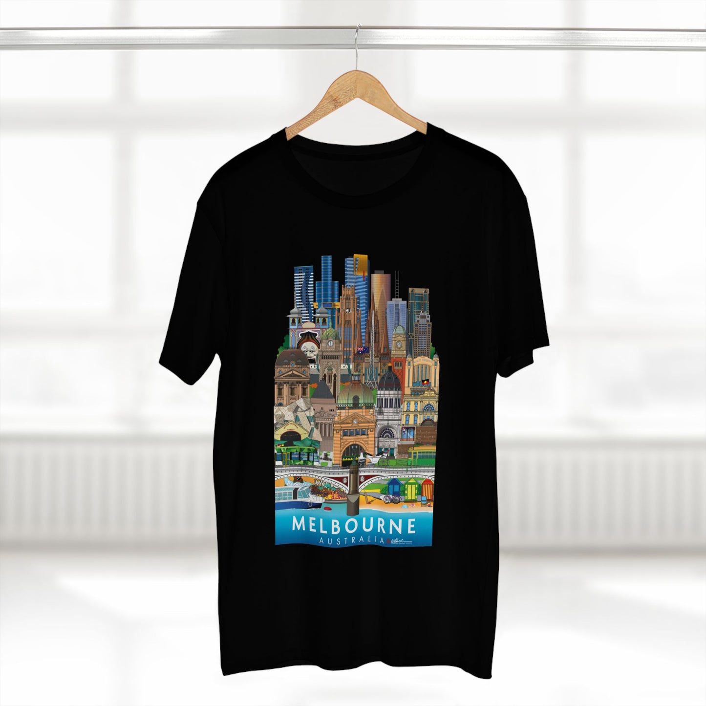 Melbourne Australia Graphic Adult Staple Tee Unisex