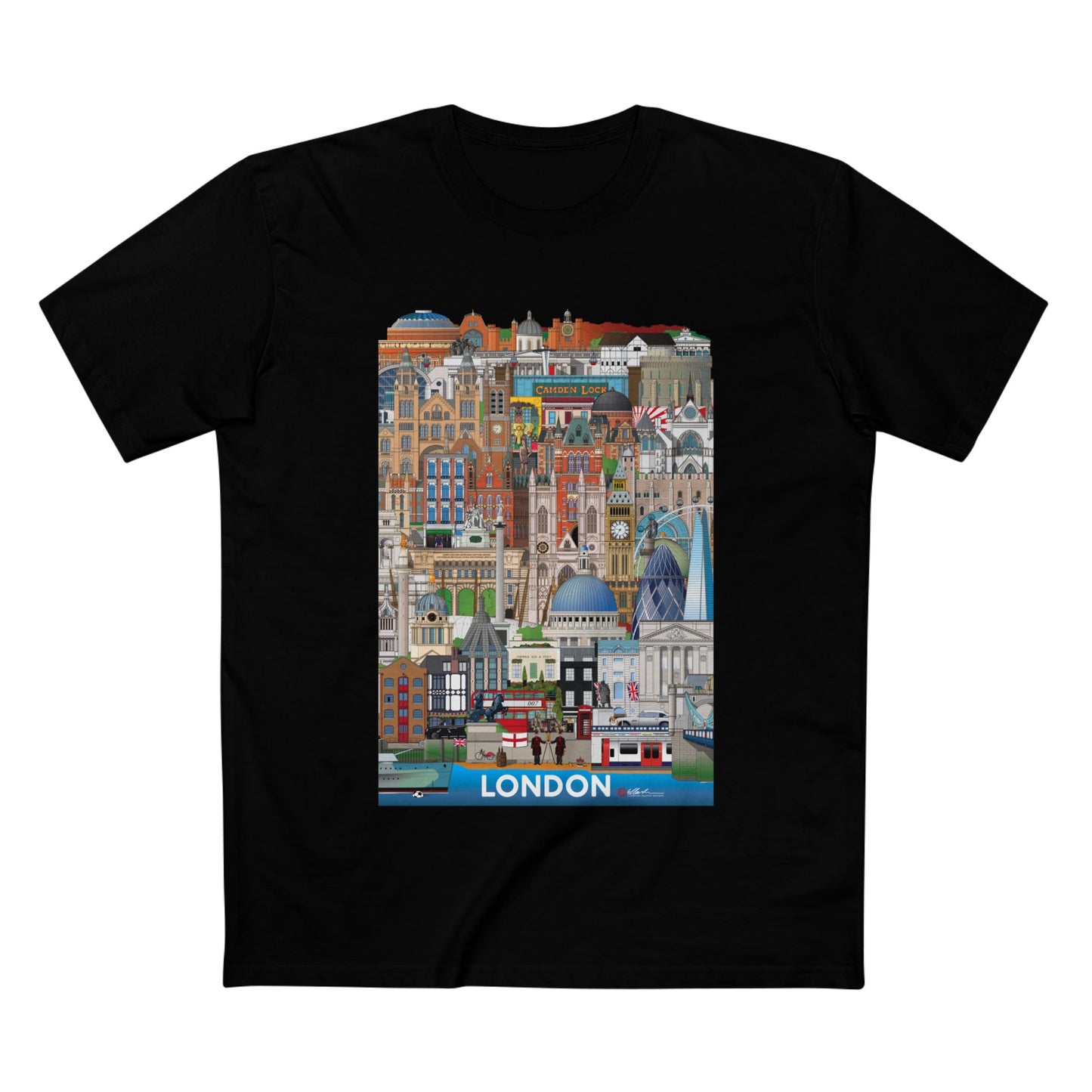 London England Graphic Adult Staple Tee Unisex