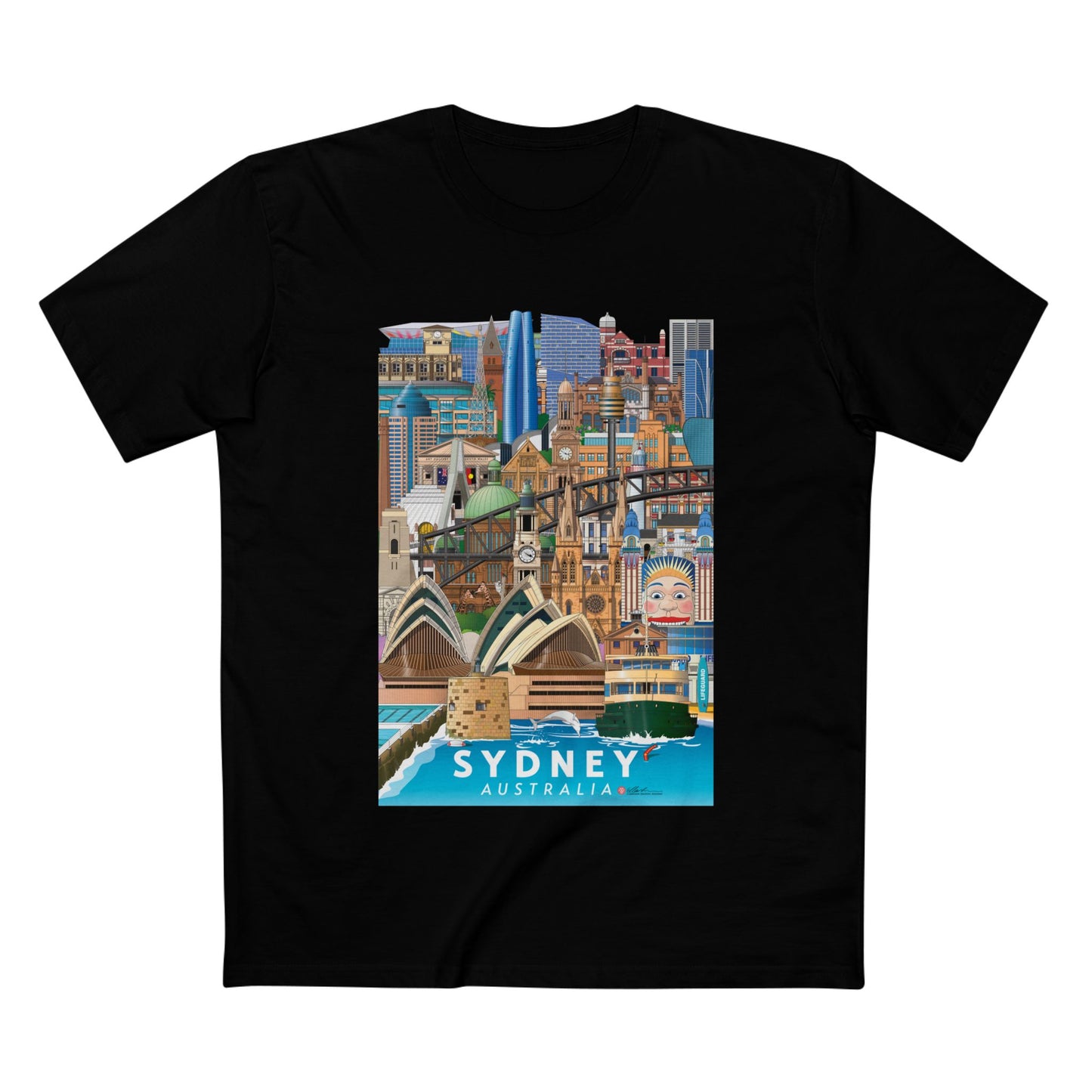 Sydney Australia Graphic Adult Staple Tee Unisex