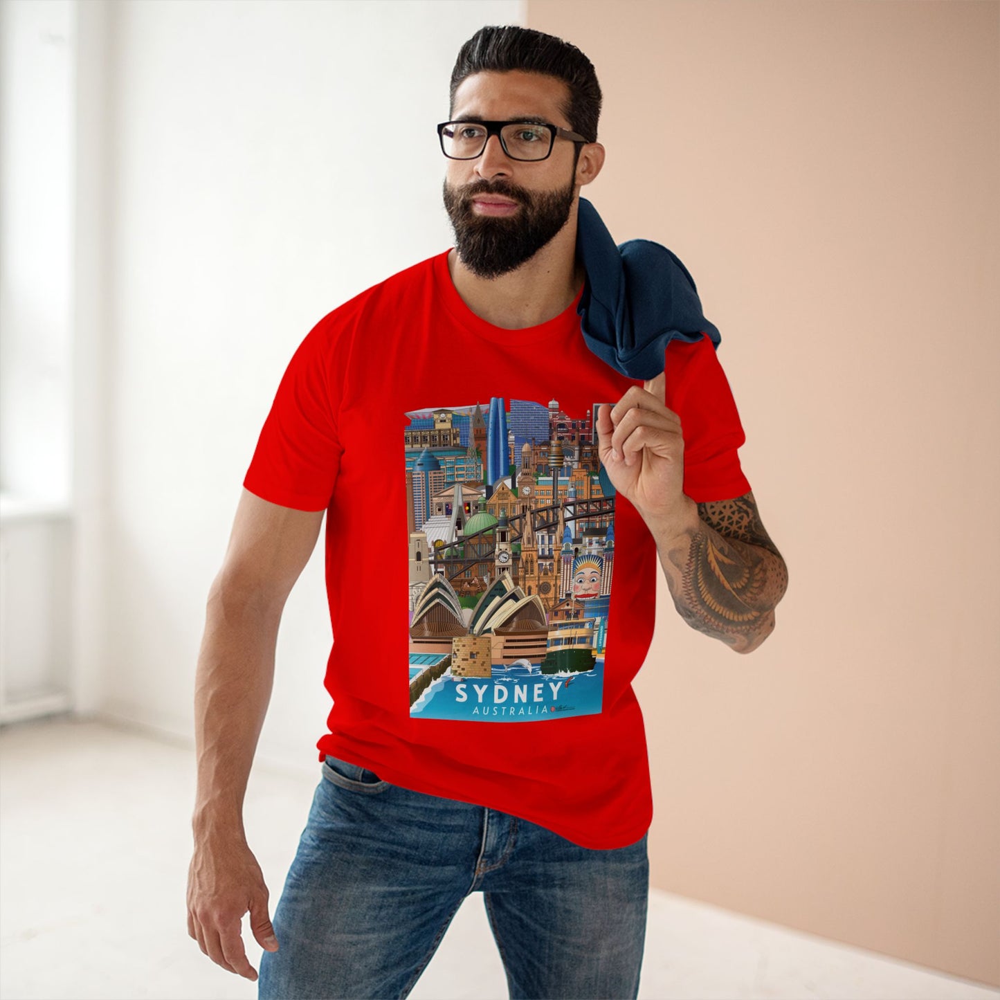 Sydney Australia Graphic Adult Staple Tee Unisex