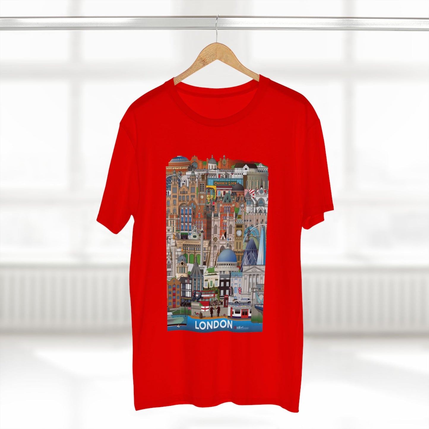 London England Graphic Adult Staple Tee Unisex