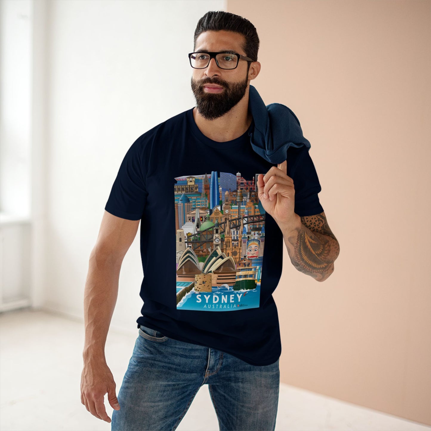 Sydney Australia Graphic Adult Staple Tee Unisex