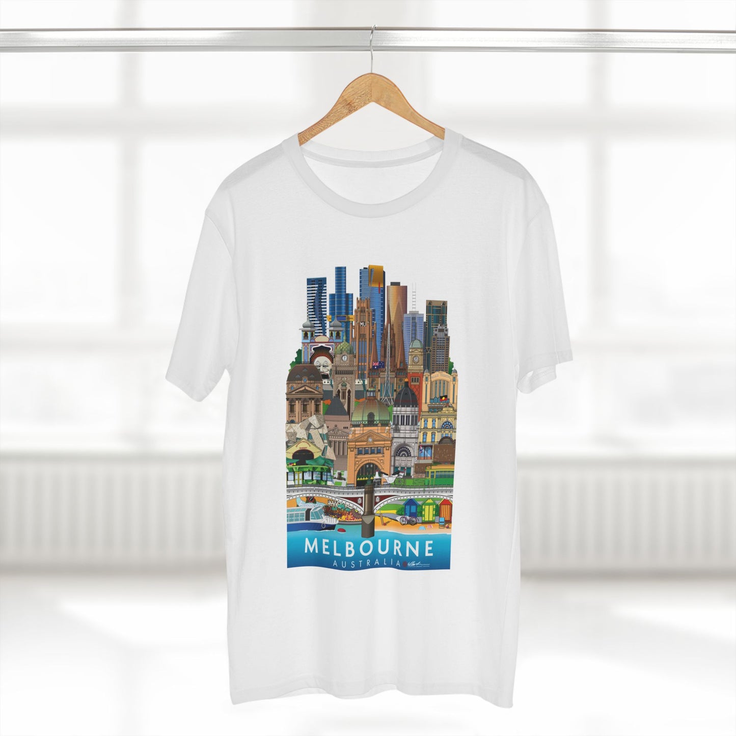 Melbourne Australia Graphic Adult Staple Tee Unisex