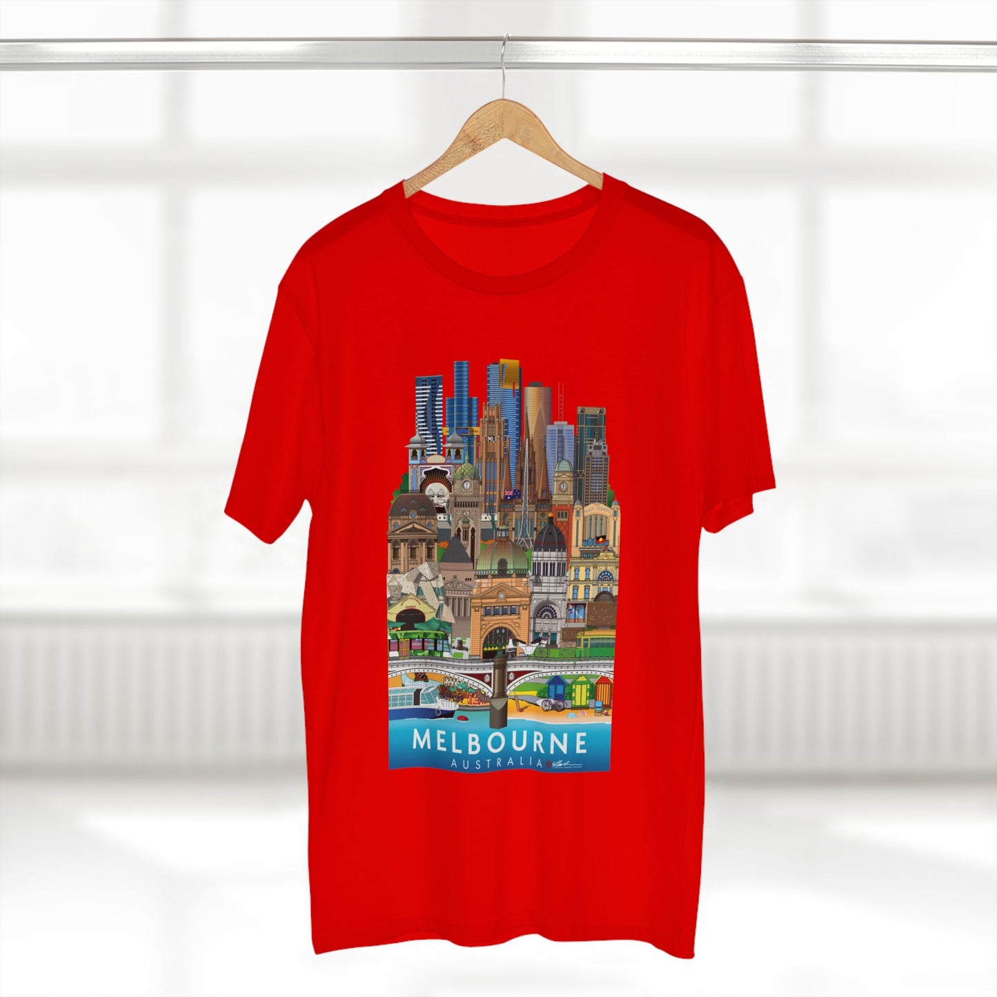 Melbourne Australia Graphic Adult Staple Tee Unisex