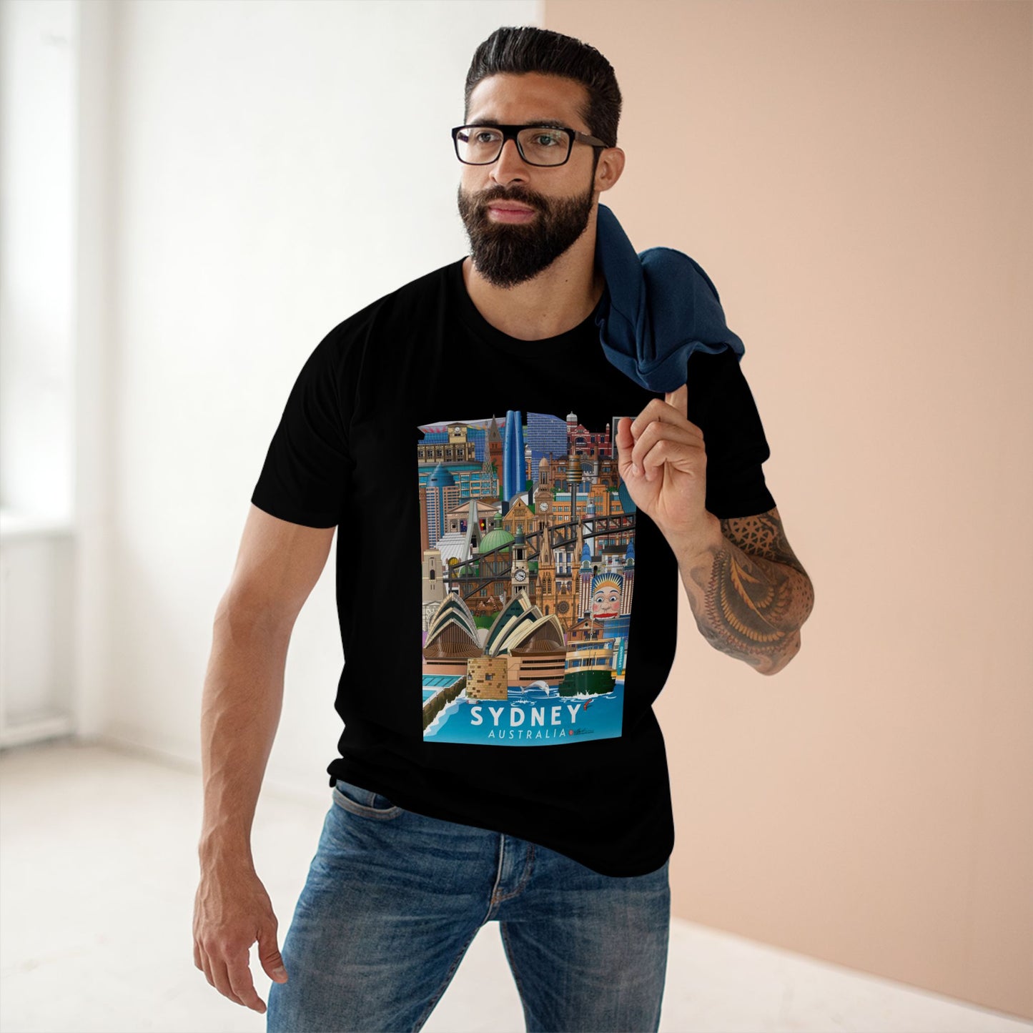 Sydney Australia Graphic Adult Staple Tee Unisex