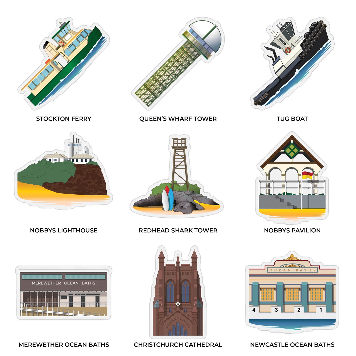 NEWCASTLE STICKERS