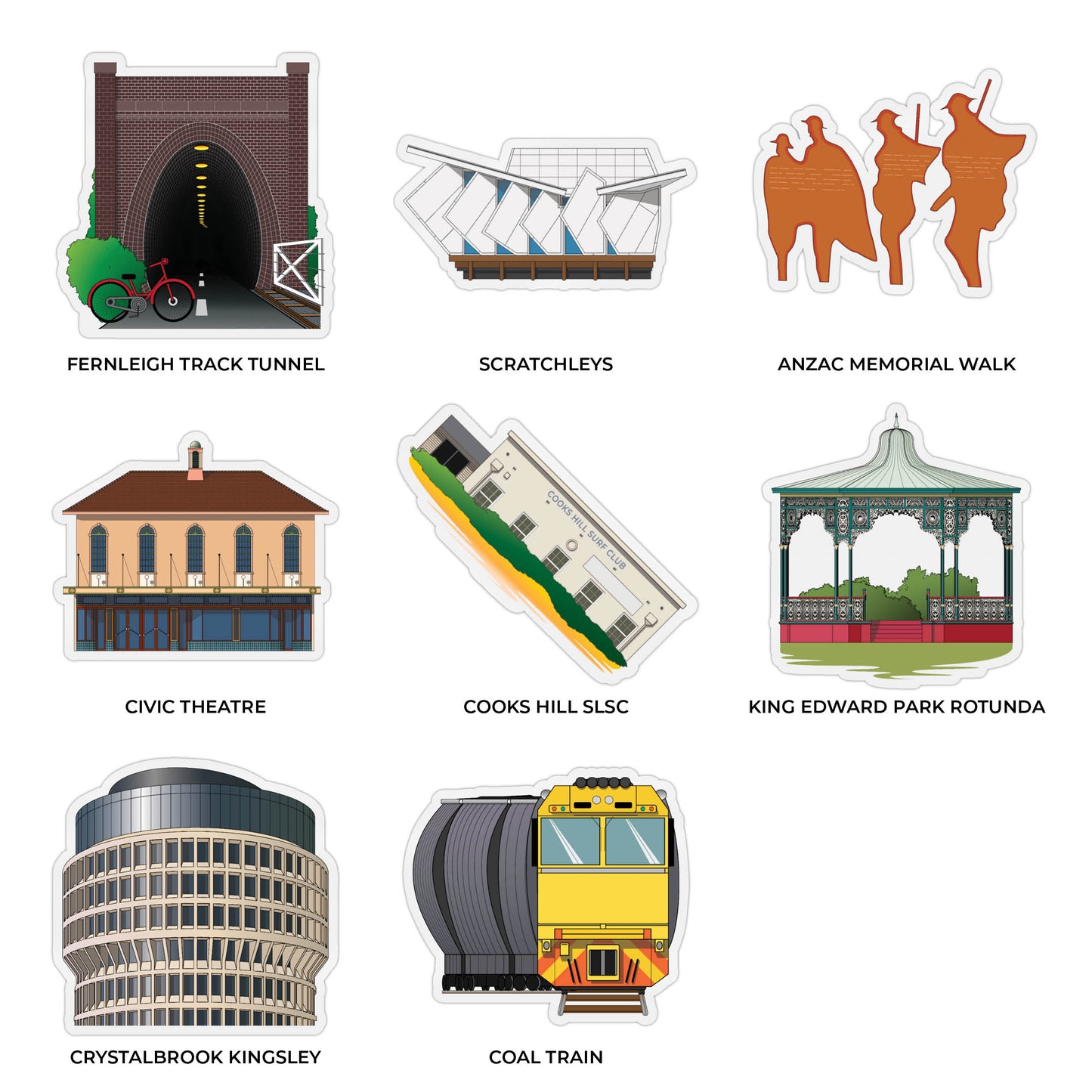 NEWCASTLE STICKERS