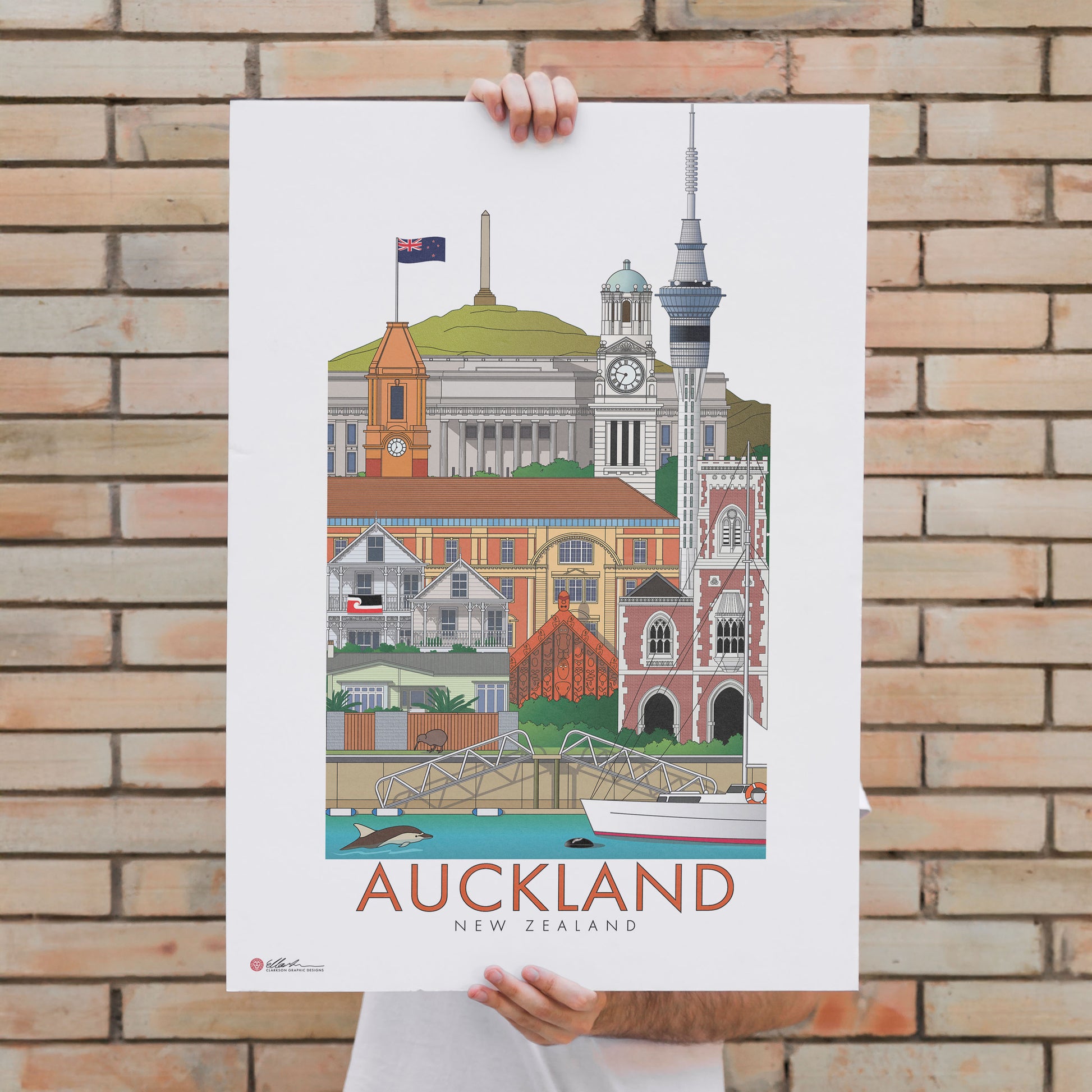 WORLDSCAPE COLLECTIVE Auckland New Zealand artwork unframed print