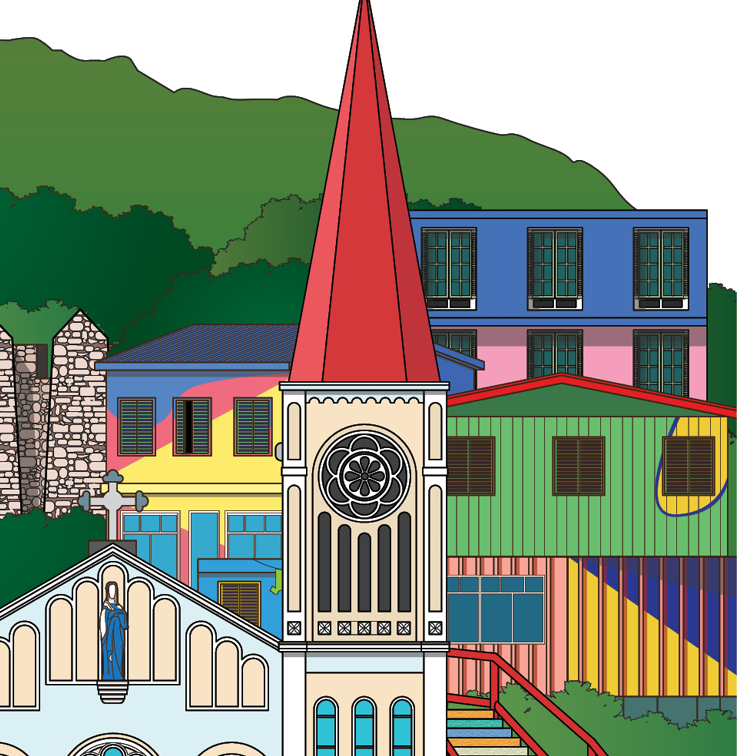 Baguio Philippines artwork souvenir expanded 2