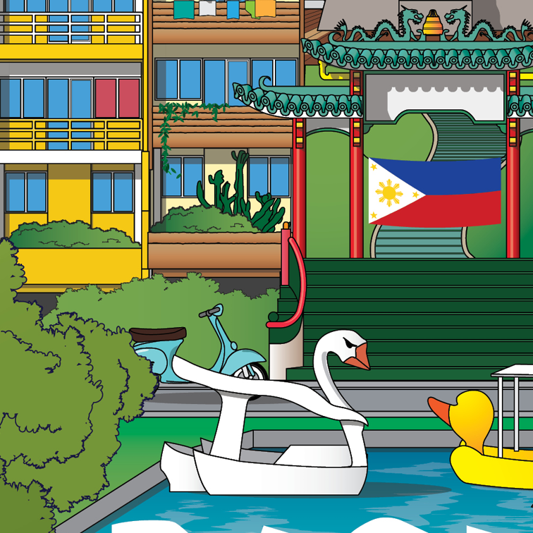 Baguio Philippines artwork souvenir expanded 3