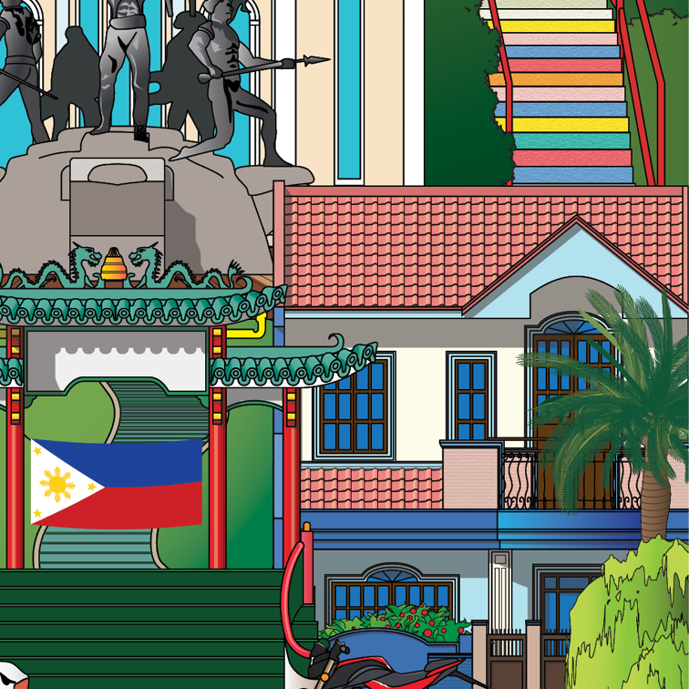 Baguio Philippines artwork souvenir expanded 4