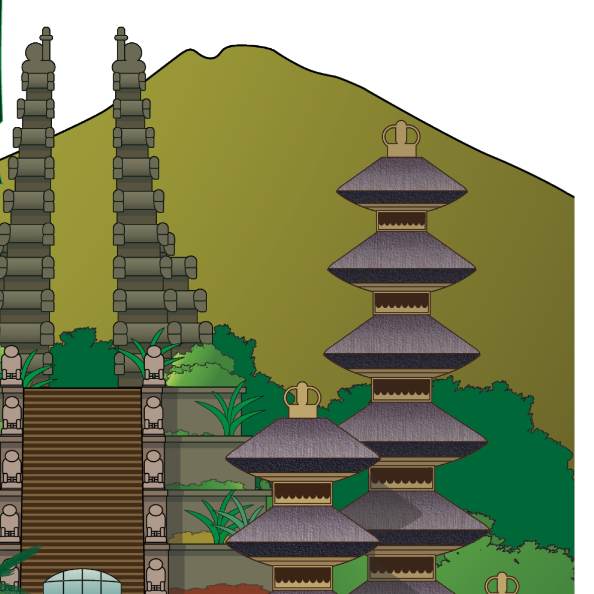 Bali Indonesia souvenir print artwork expanded2