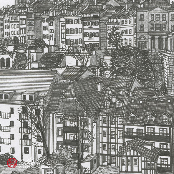 BERN Switzerland White & Black