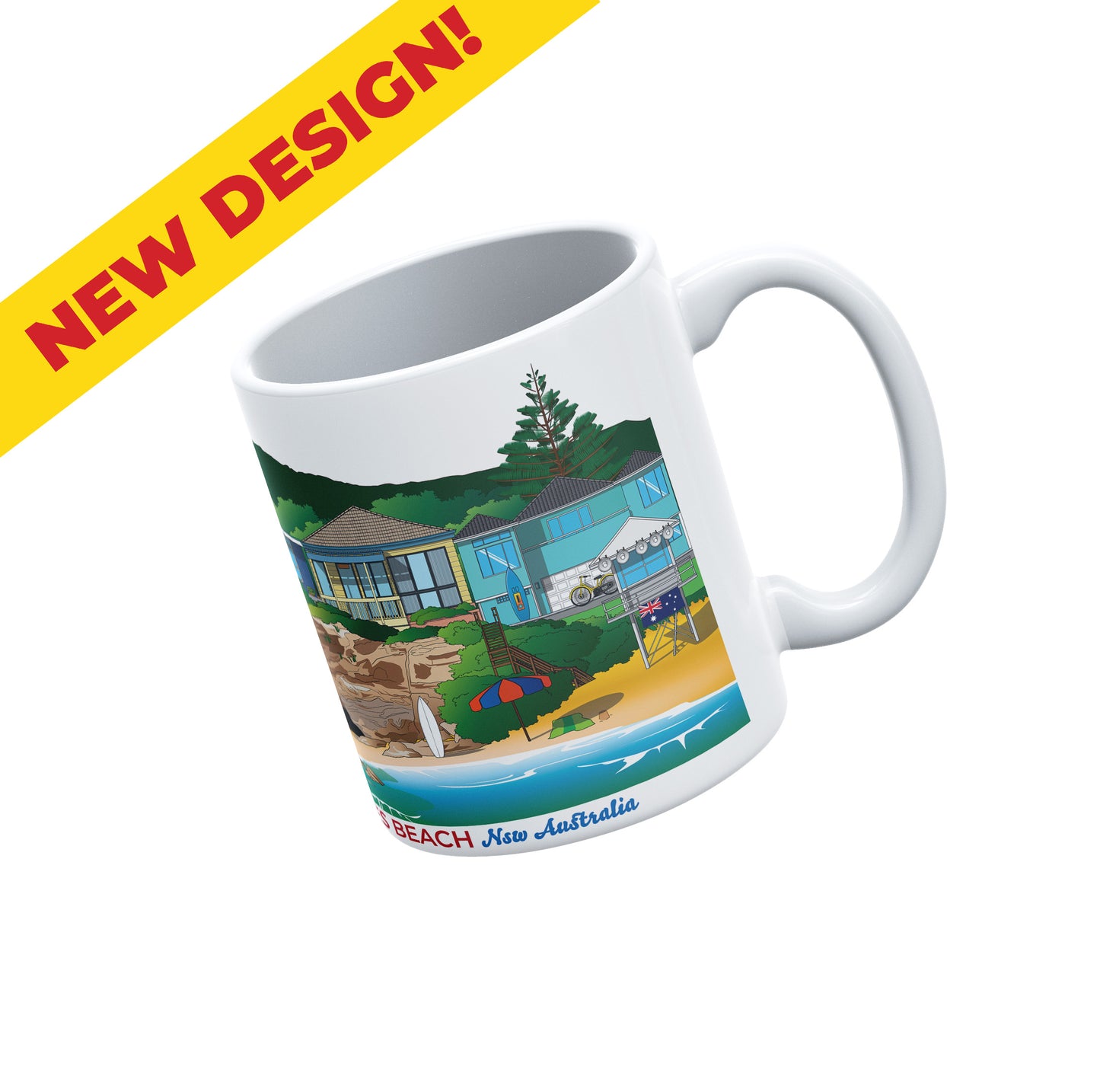 Caves Beach Nsw lake macquarie mug
