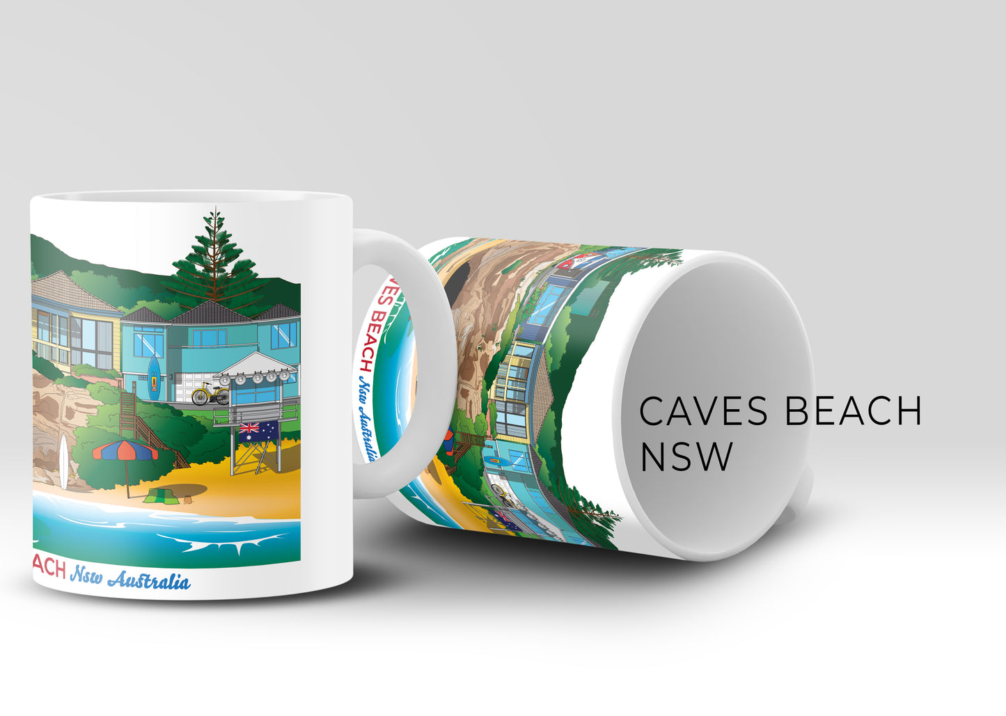 CAVES BEACH NSW MUG