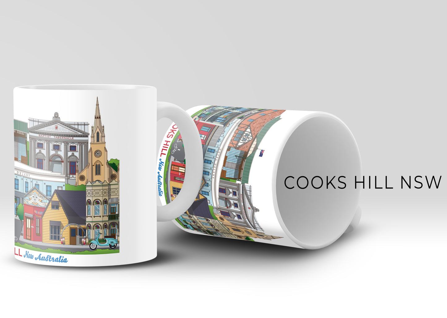 COOKS HILL NSW MUG