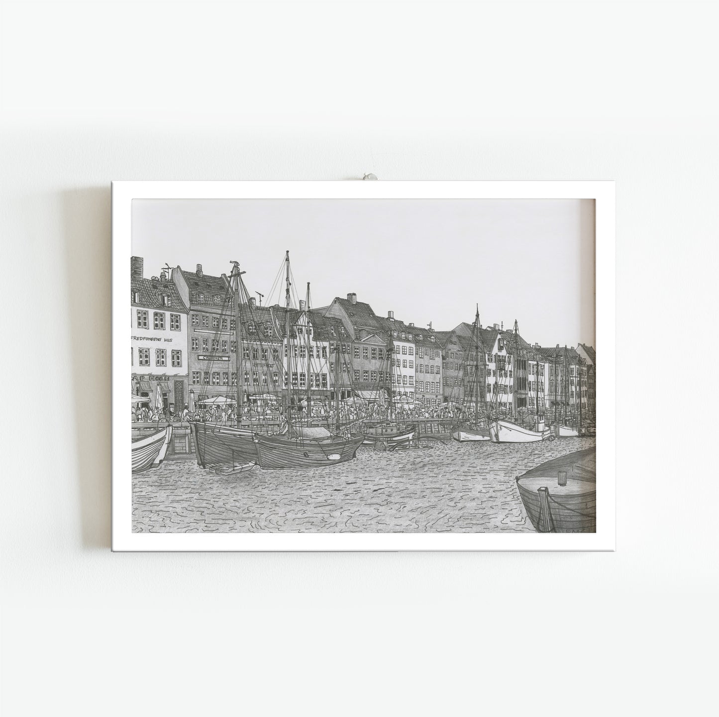 COPENHAGEN Denmark White & Black