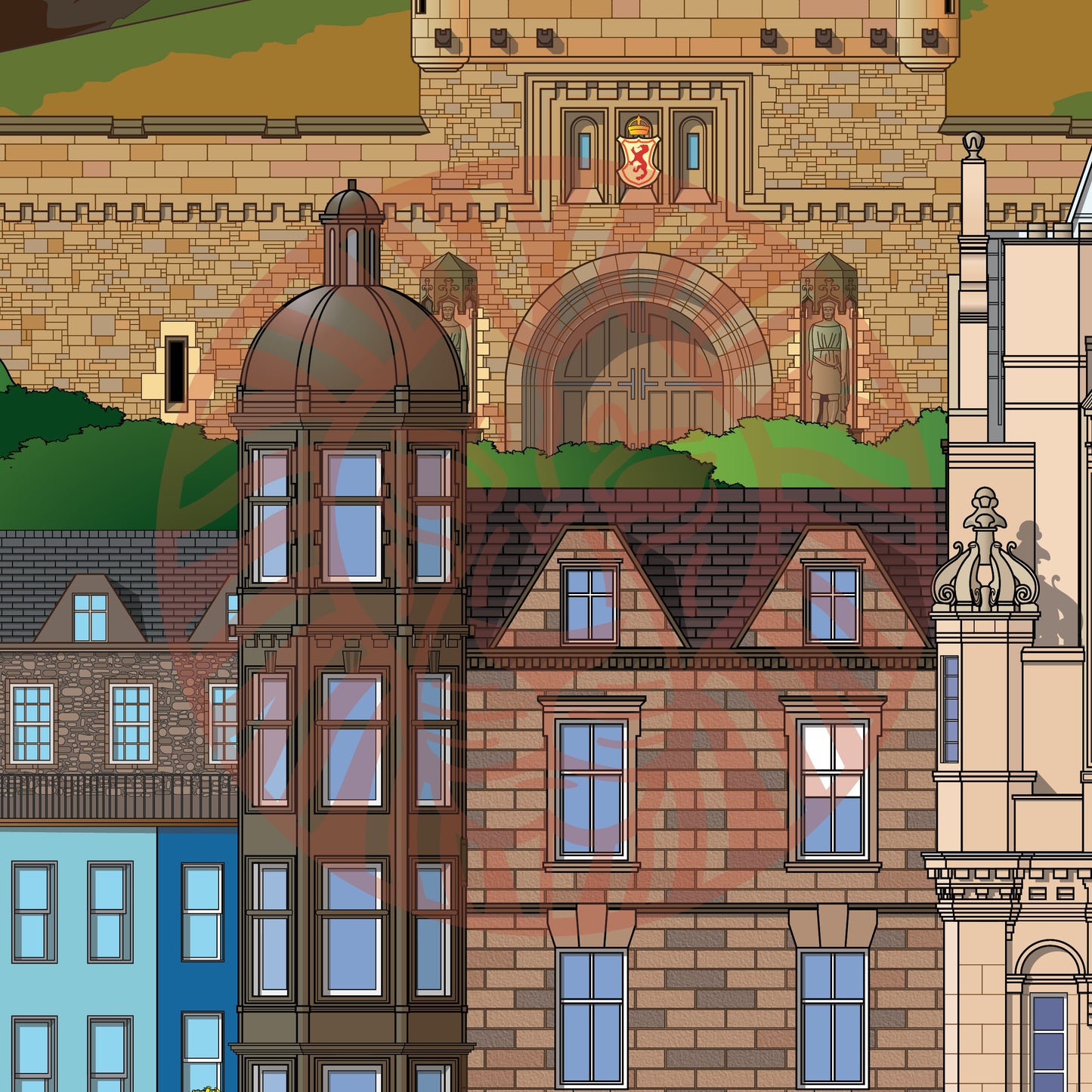 Scotland artwork close-up 2