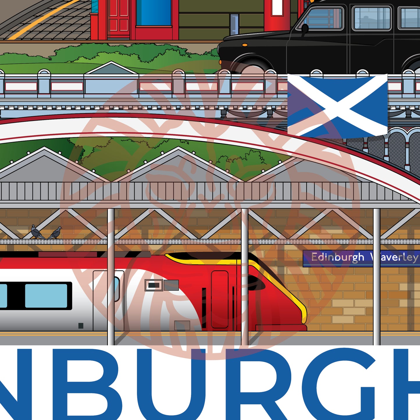 Scotland artwork close-up 1