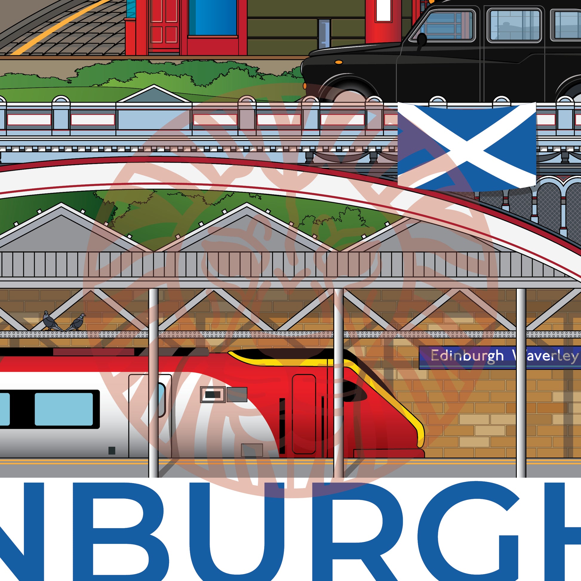 Scotland artwork close-up 1