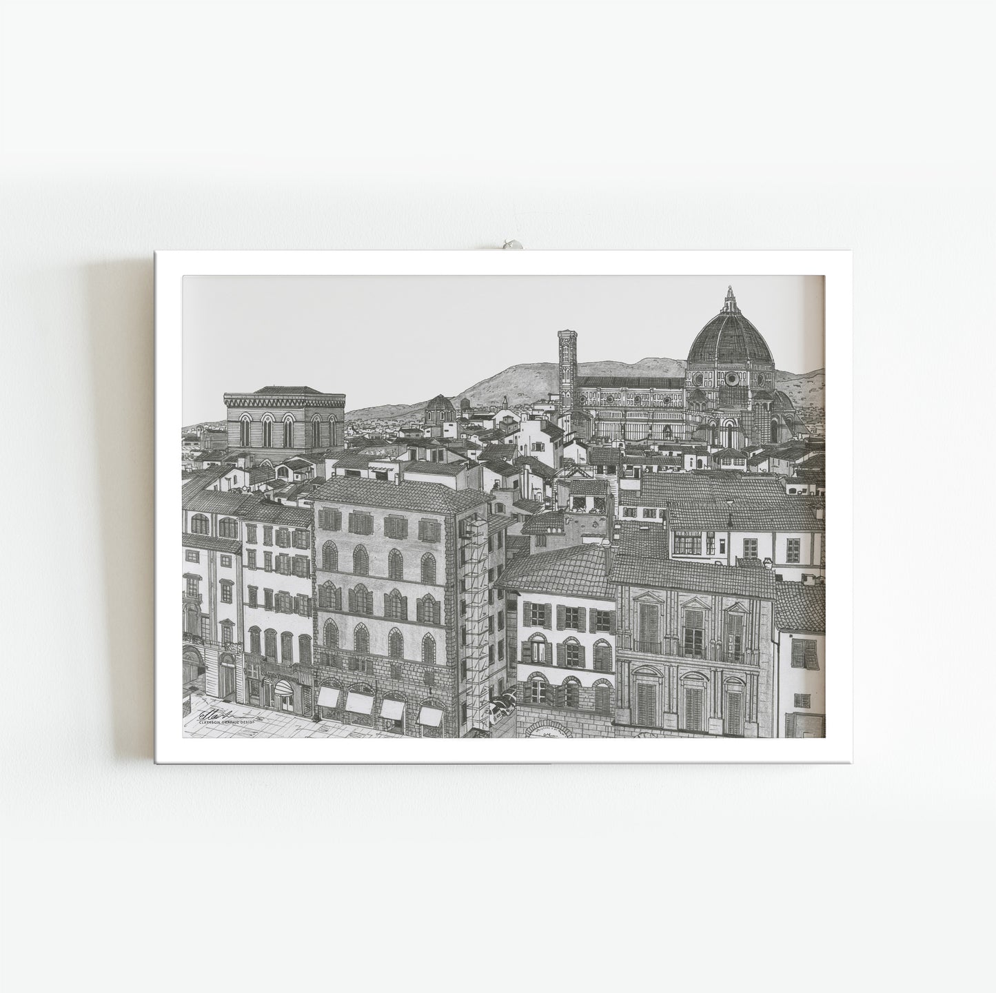 FLORENCE Italy White & Black