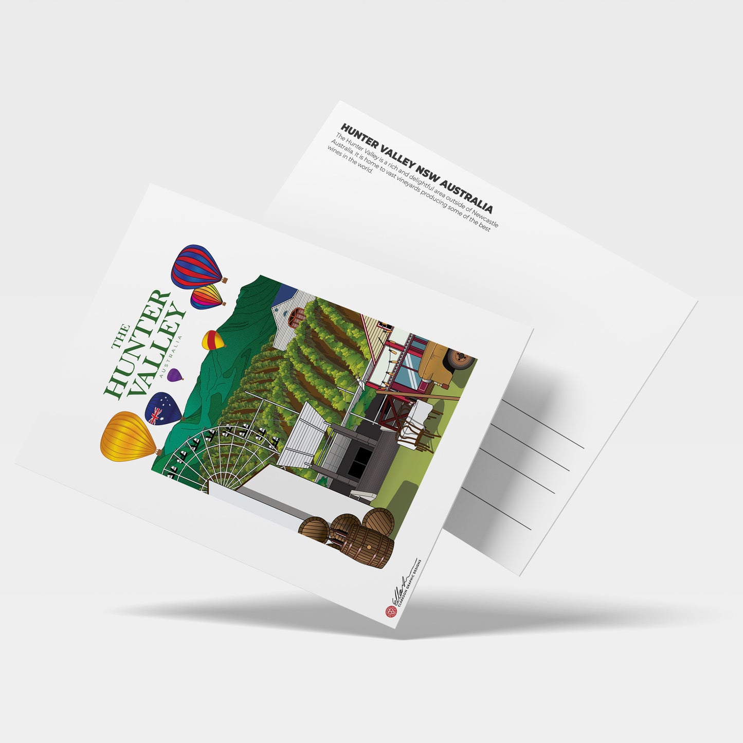 NEWCASTLE & THE HUNTER POSTCARD