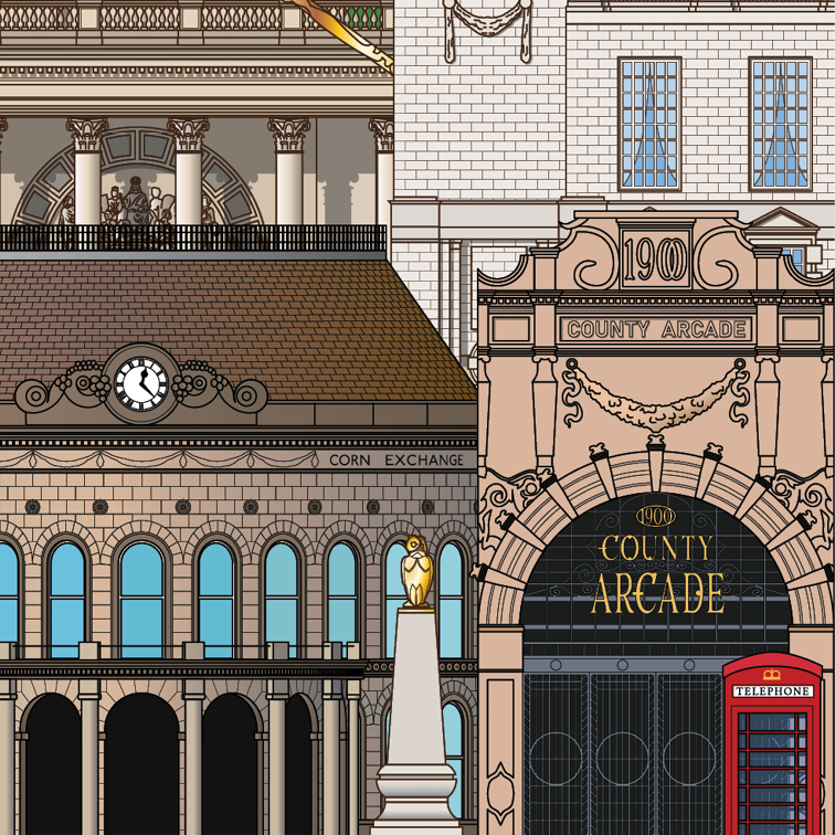 Leeds England worldscape artwork souvenir expanded 4