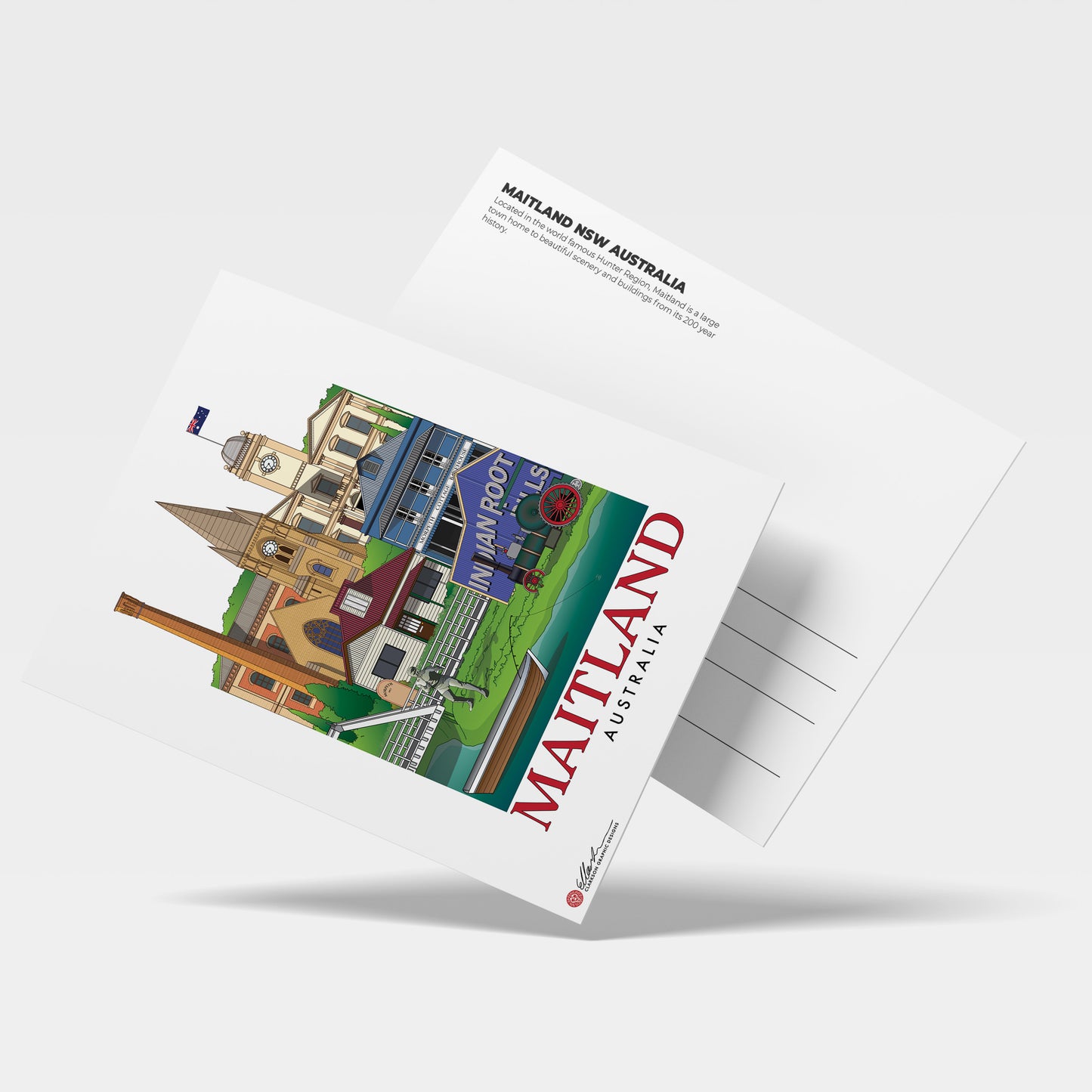 NEWCASTLE & THE HUNTER POSTCARD