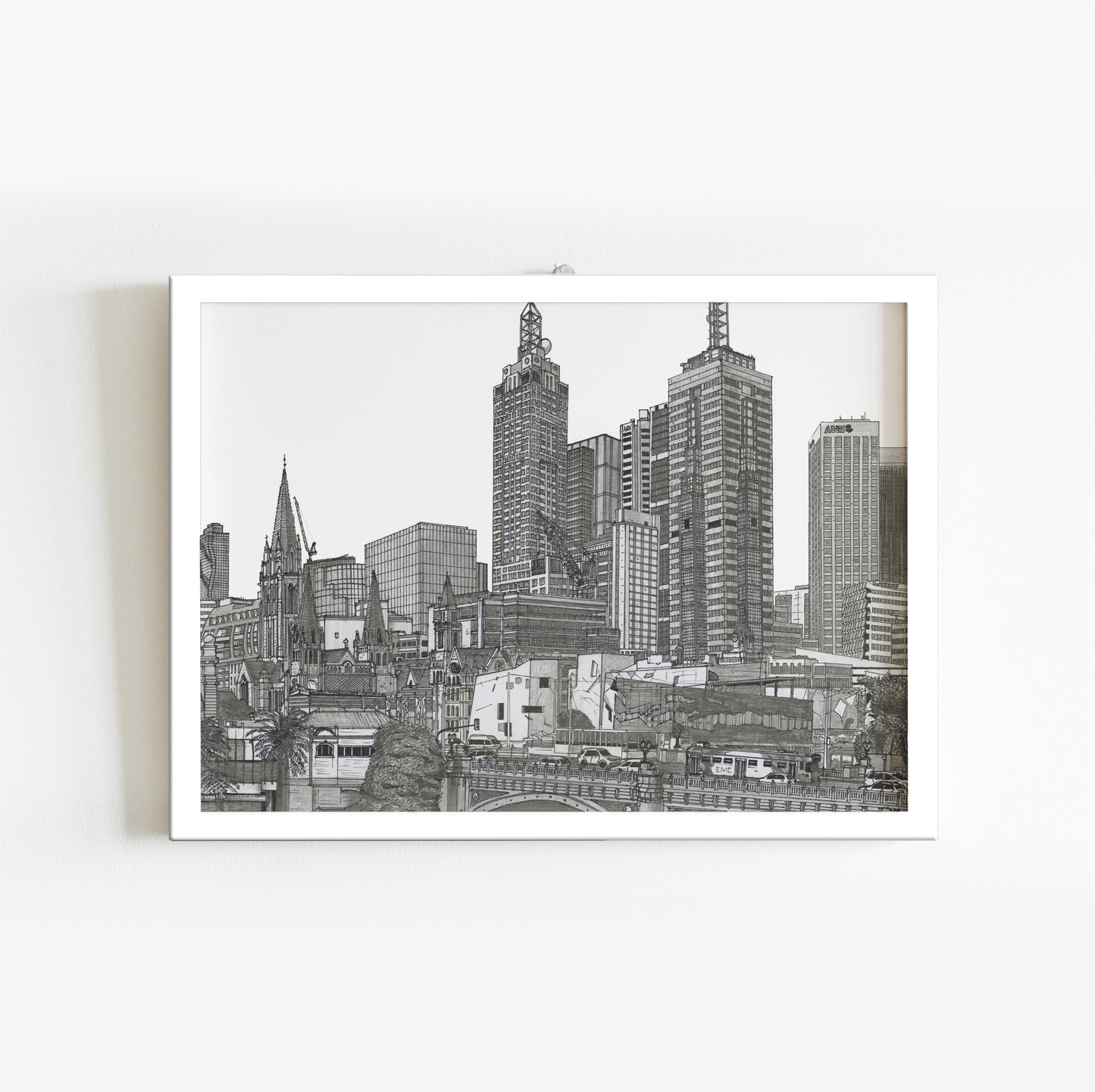 MELBOURNE Australia White & Black