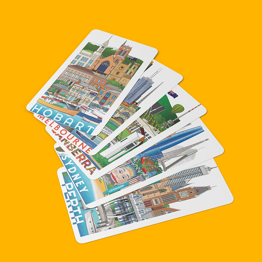 Deck of Cards - AUSTRALIAN CITIES Multi Pack