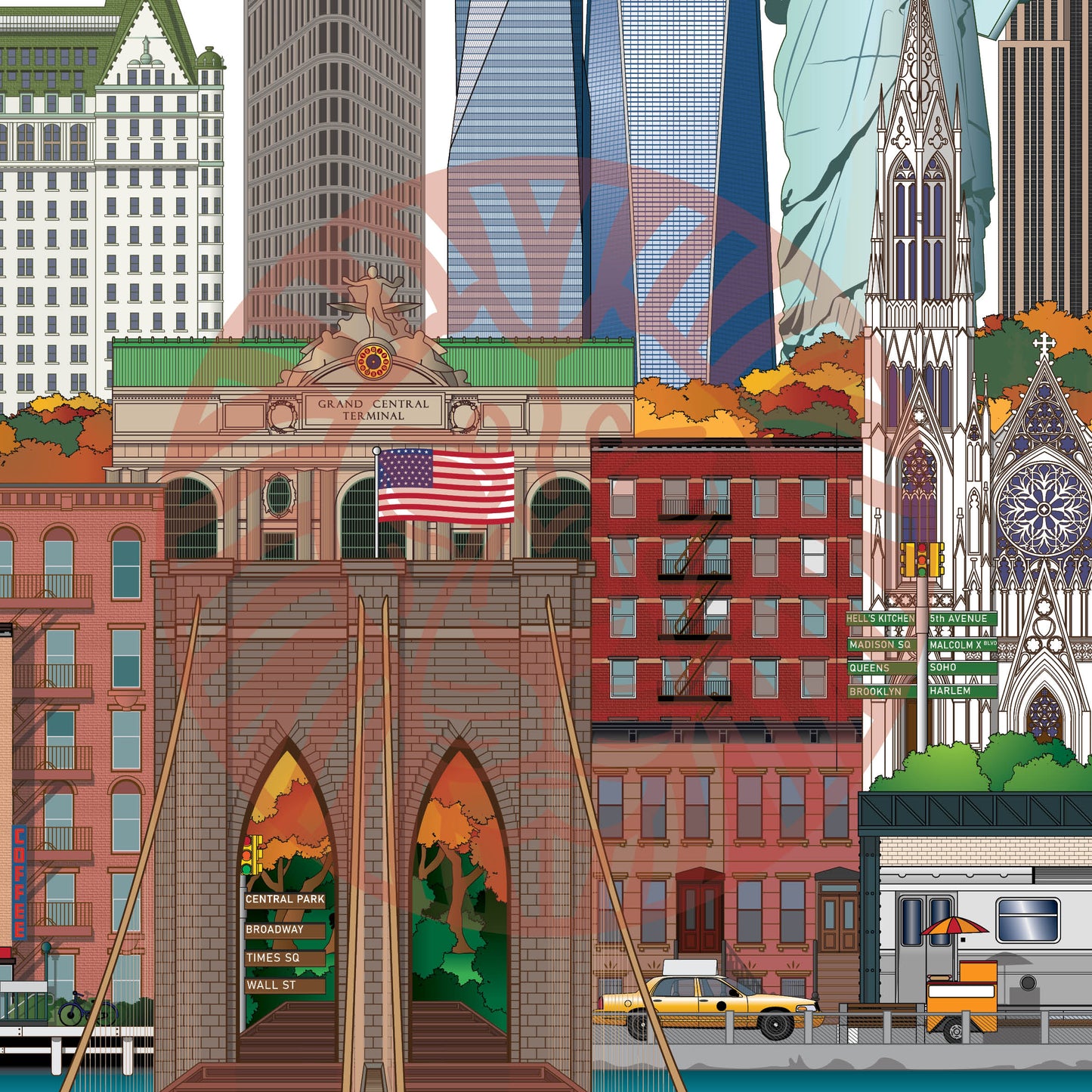 NEW YORK CITY (C) U.S.A.