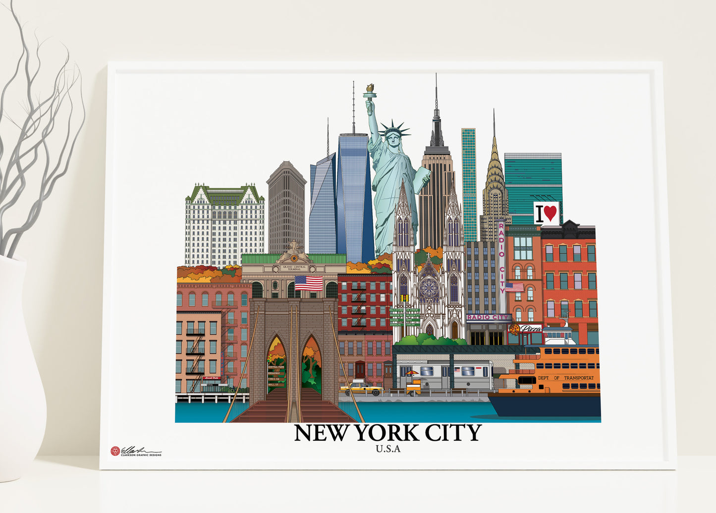 NEW YORK CITY (C) U.S.A.