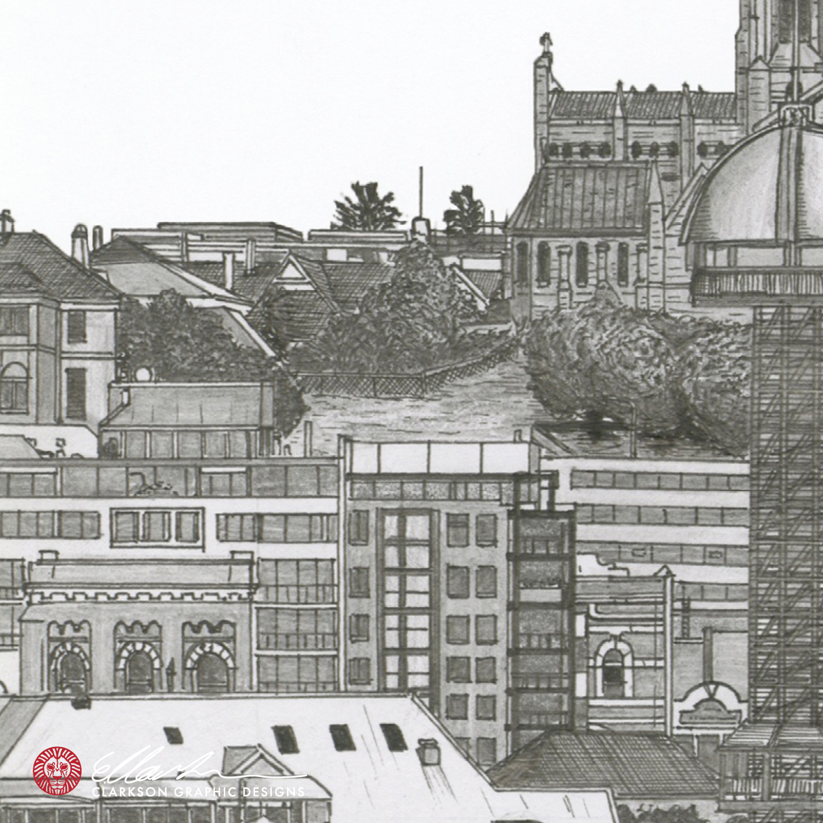 NEWCASTLE Australia White & Black