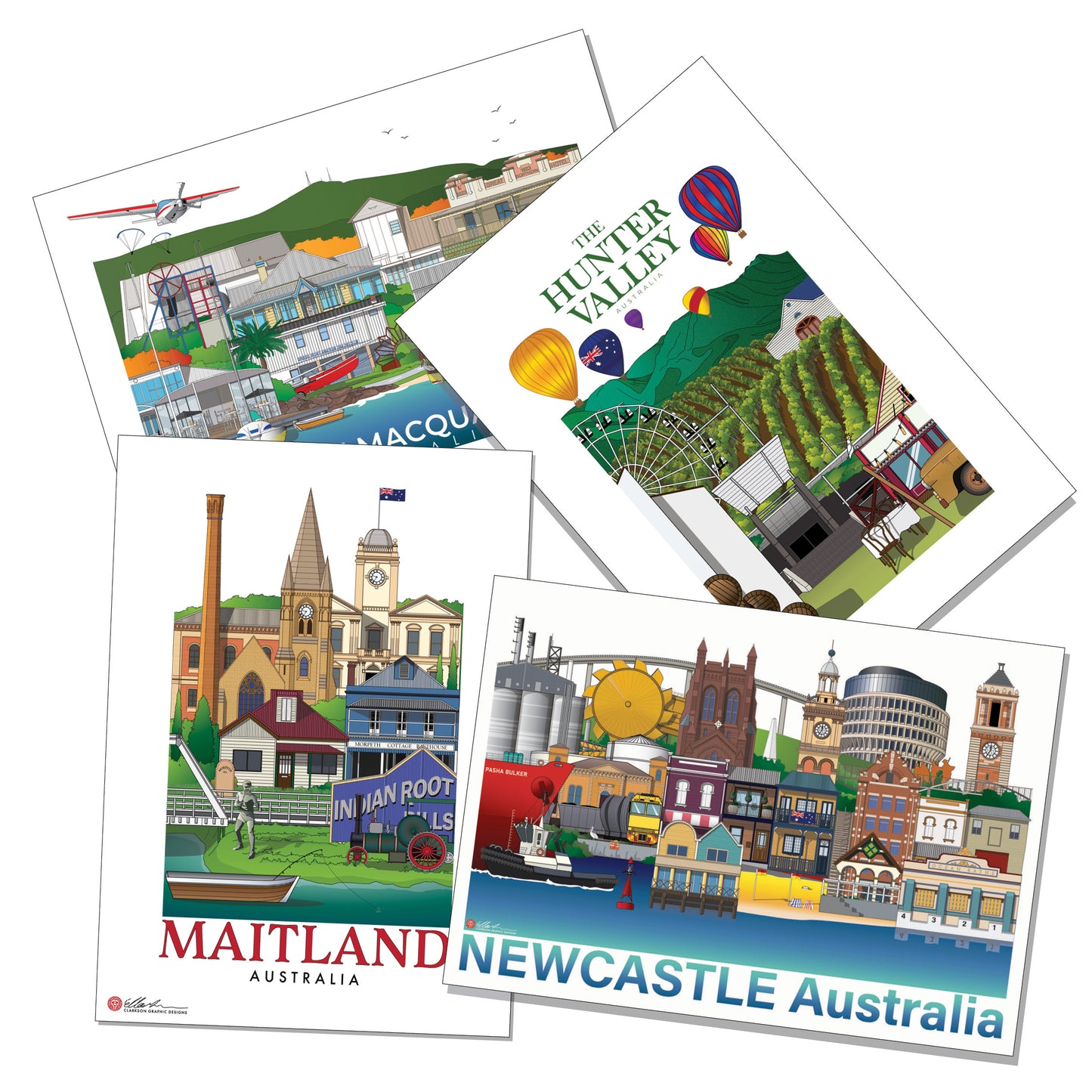 NEWCASTLE & THE HUNTER POSTCARD