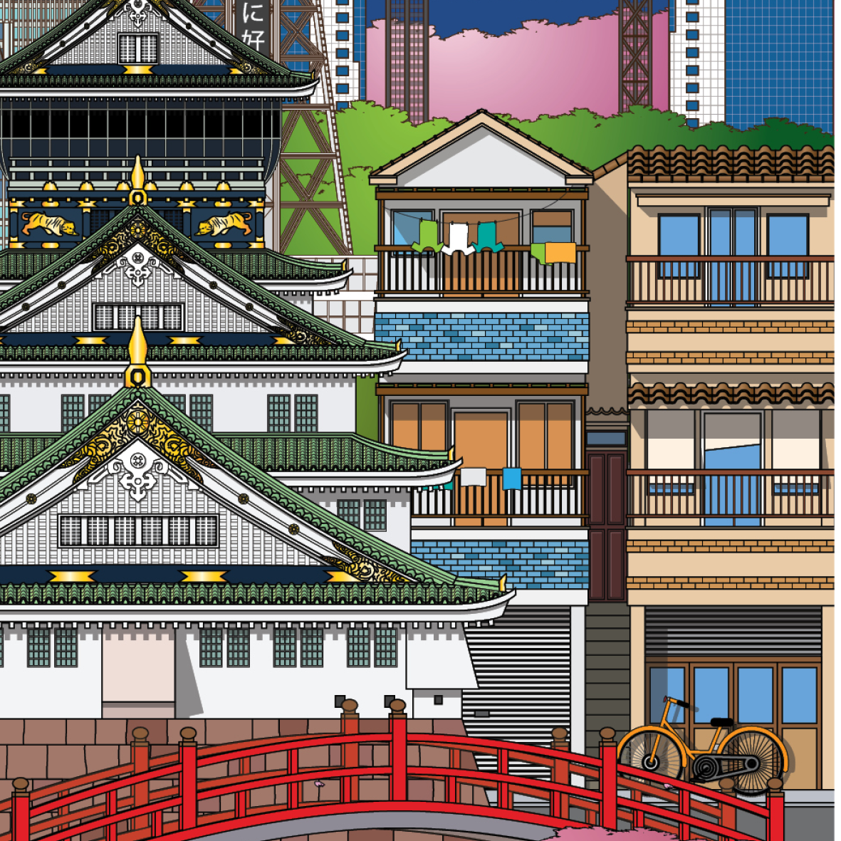 Osaka Japan artwork souvenir expanded 4