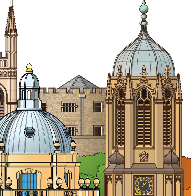 Oxford England worldscape souvenir expanded 2