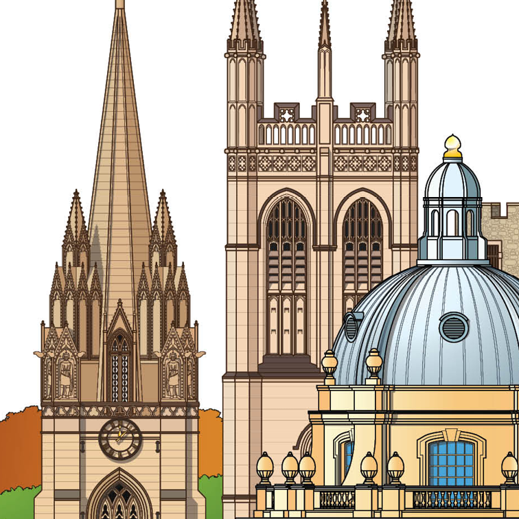 Oxford England worldscape souvenir expanded 1