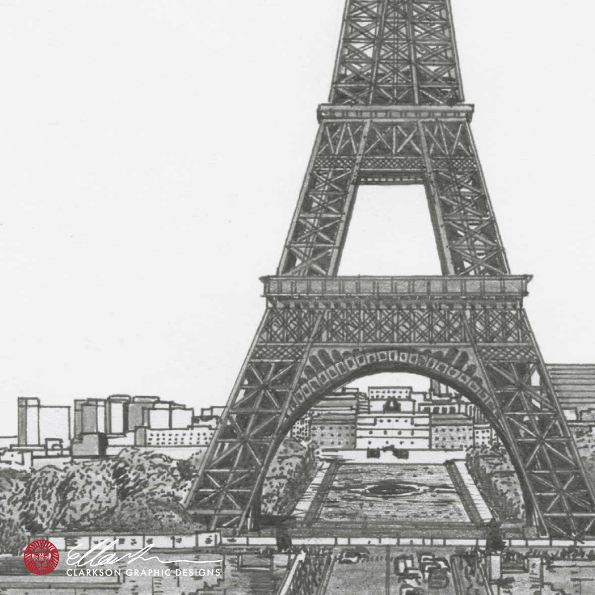 PARIS France White & Black