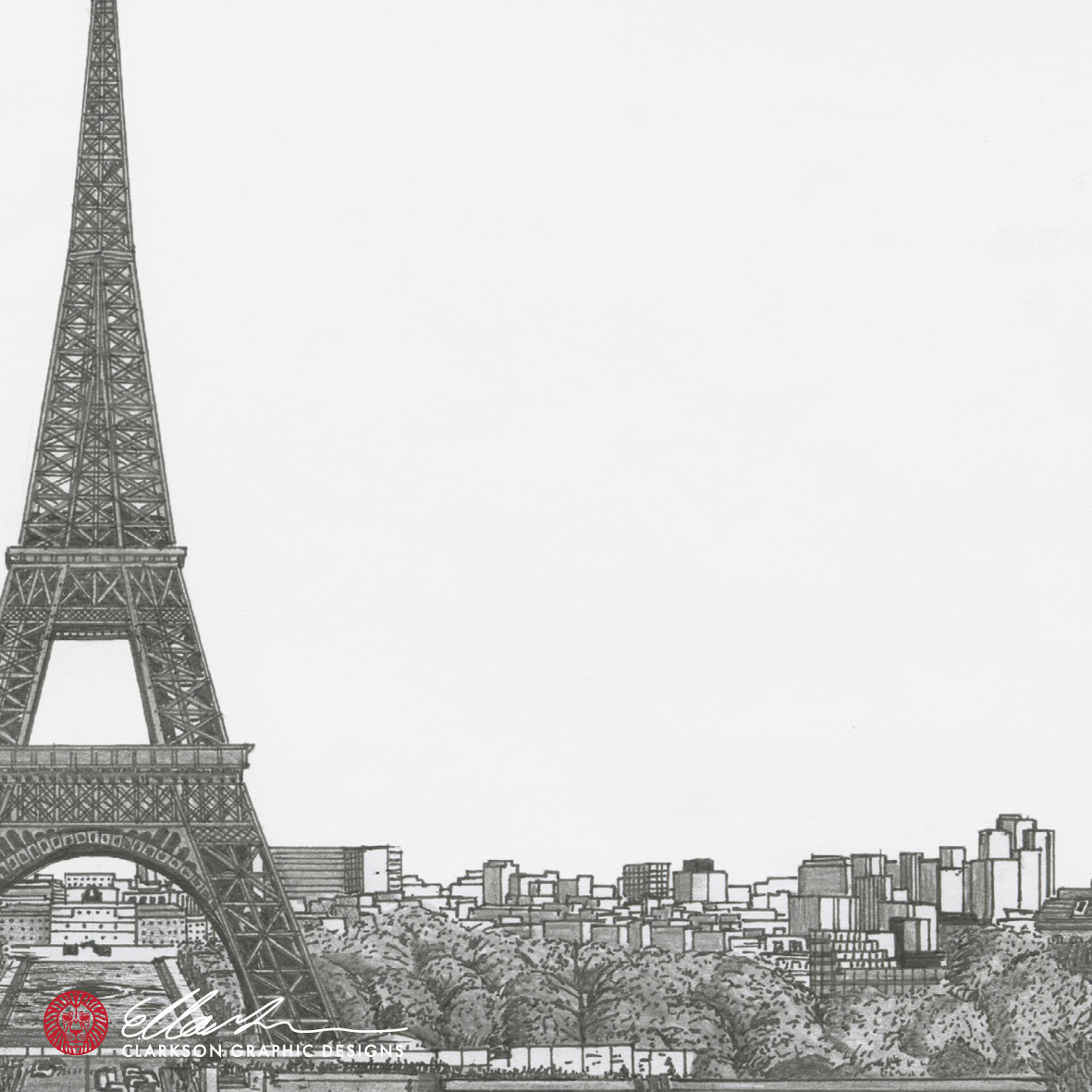 PARIS France White & Black