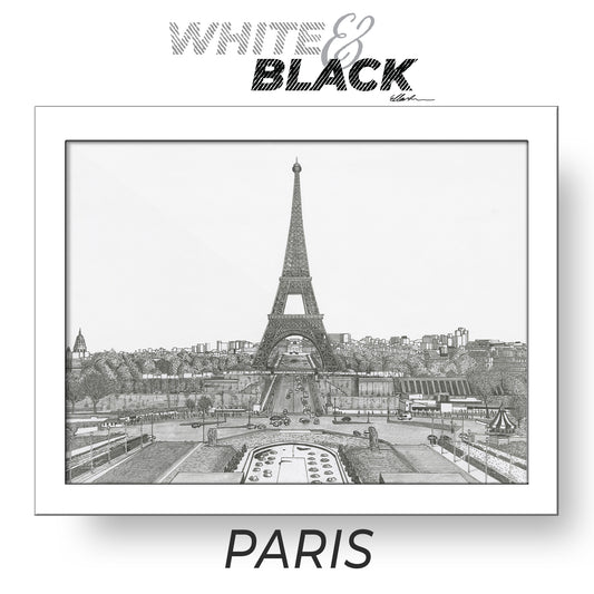 PARIS France White & Black