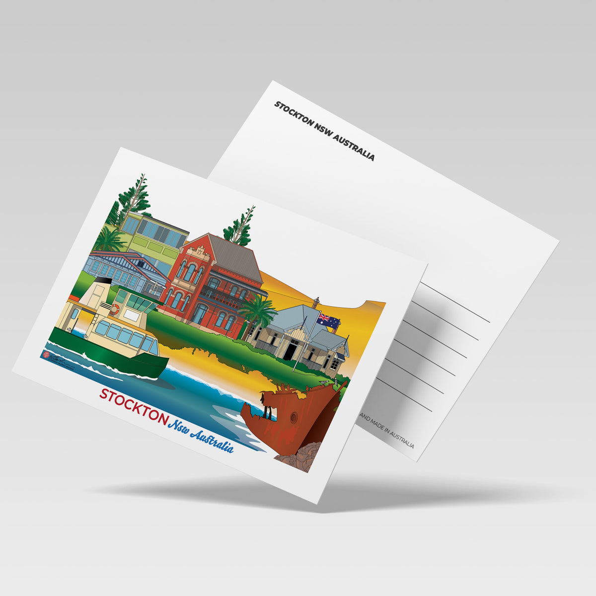 NEWCASTLE SUBURBS POSTCARDS