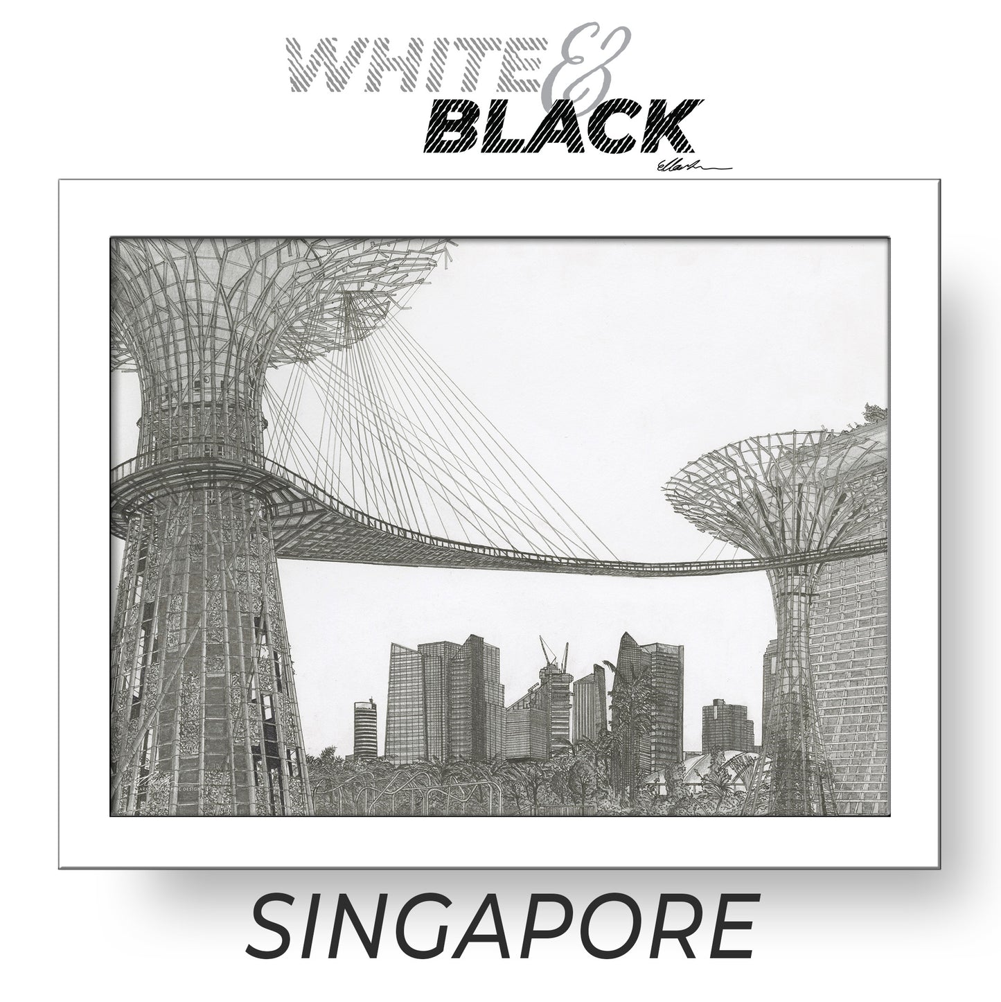 SINGAPORE White & Black