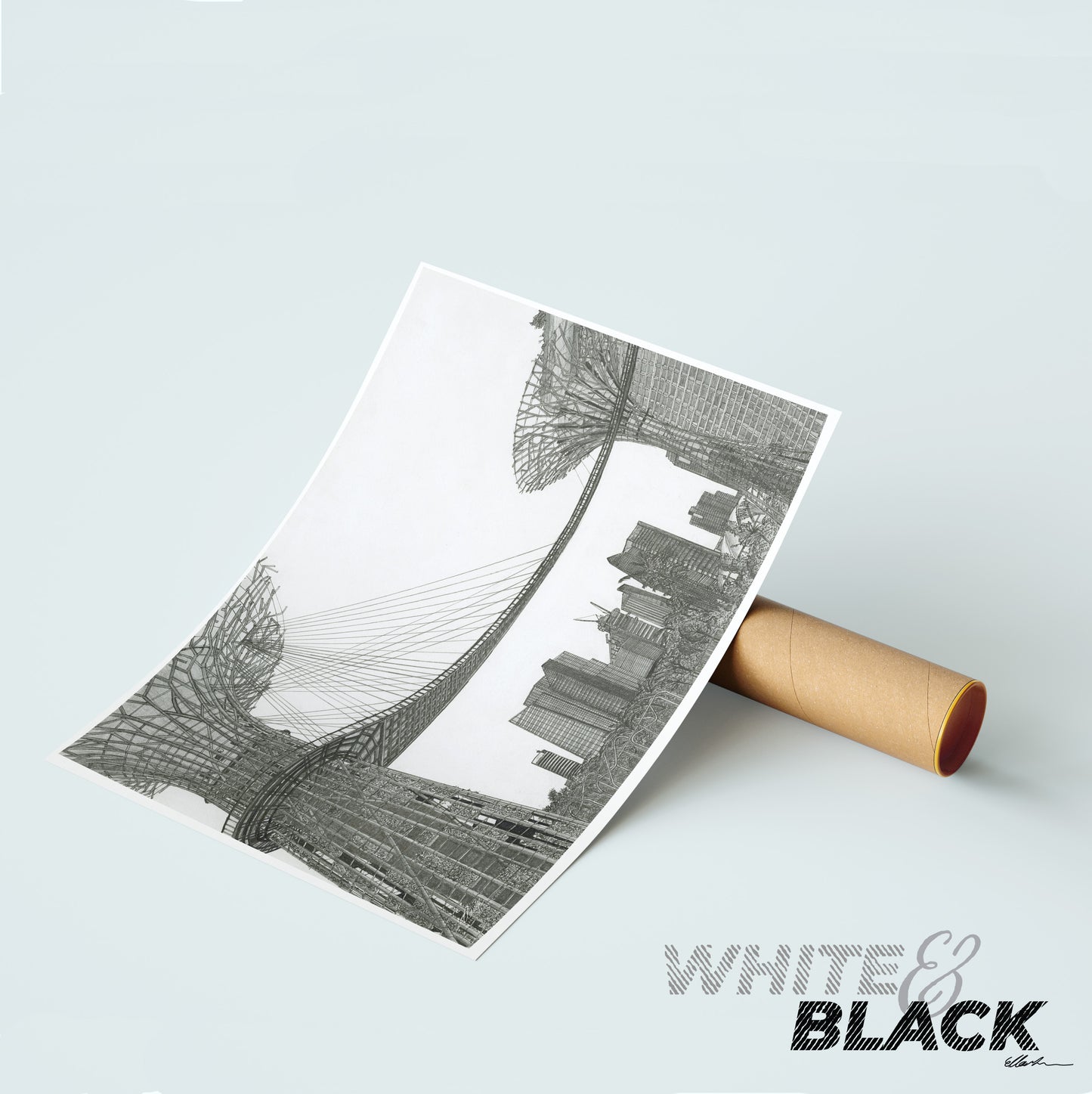 SINGAPORE White & Black