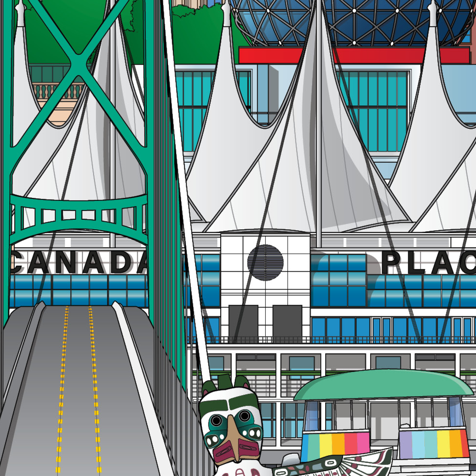 Illustration of a Vancouver skyline with buildings expanded2