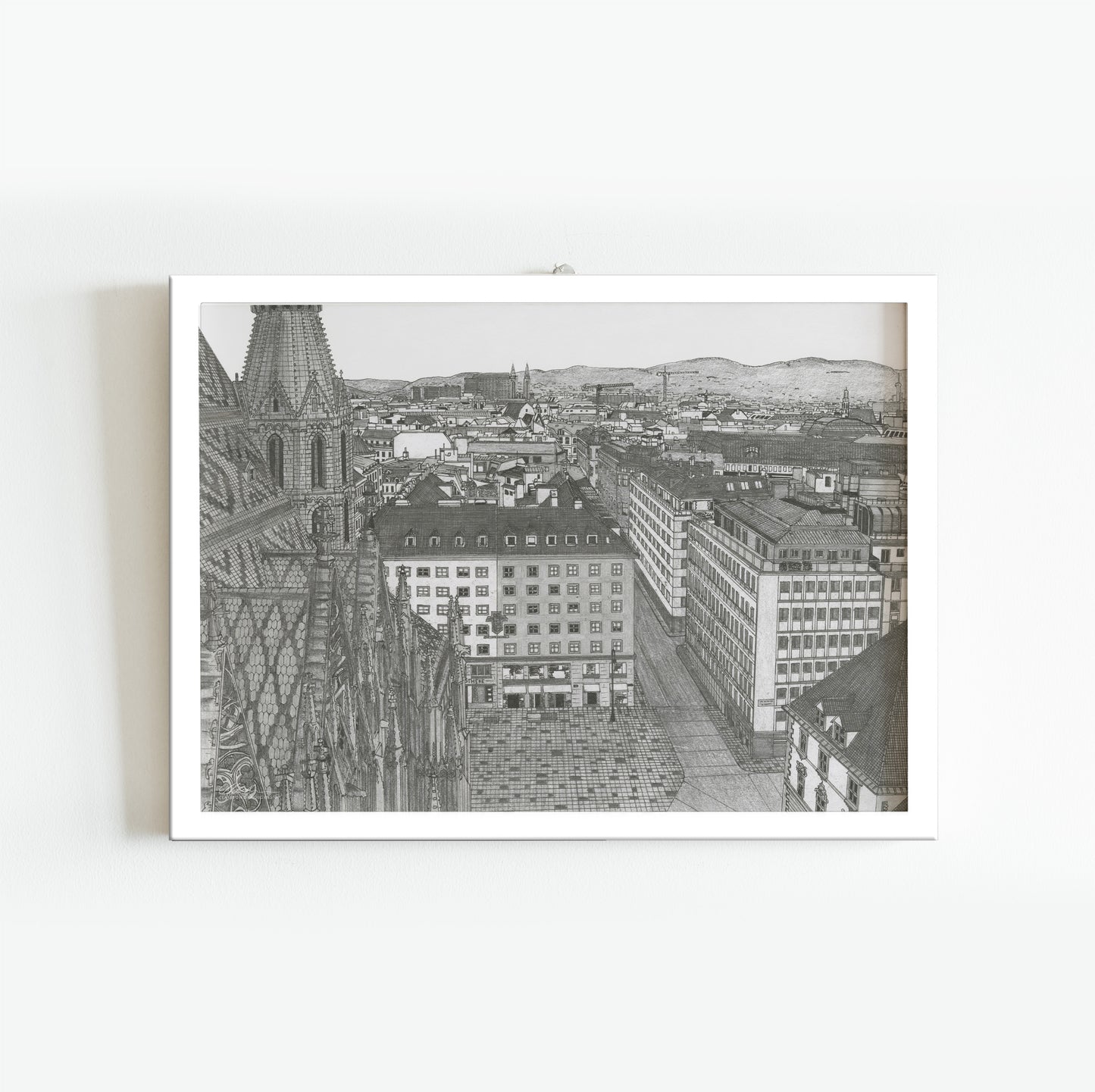 VIENNA Austria White & Black